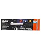 VIVITAR VIV-TEL-50600 60X/120X REFRACTOR TELESCOPE WITH TRIPOD