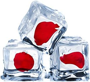 Cocktail Cubes Large Silicone King Cube Ice Cube Trays, Makes Big Cubes for Whiskey, Red and White