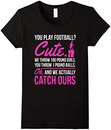 Women's  Cheerleading Funny T shirt Small Black