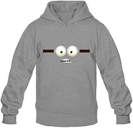 Kosiaz Men's Minions Despicable Me Donny Hoodies Medium Dark Grey [Apparel]