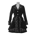 Spin Doctor Mantel VICTORIAN COAT black velvet