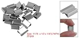 Office Stationery 20 Pieces Mini Metal Dispenser Fast Clam Clips