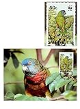 First Day of Issue WWF St Lucia Parrot Stamp
