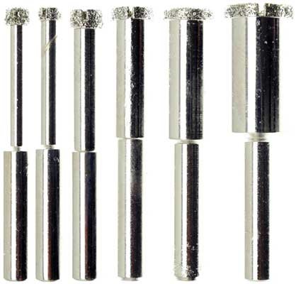 SE Diamond Hole Saw Set (6 PC) 5/32 - 1/2