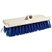 Weiler 44692 10" Block Size, Blue Polypropylene Fill, Foam Block, Bi-Level Scrub Brush