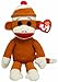 Ty Beanie Babies Socks Monkey (Tan)