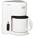 Jerdon First Class CM21W 4 Cup Coffee Maker, Thermal Carafe, White