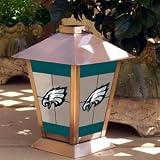 Philadelphia Eagles 11 Glass Metal Candle Lantern