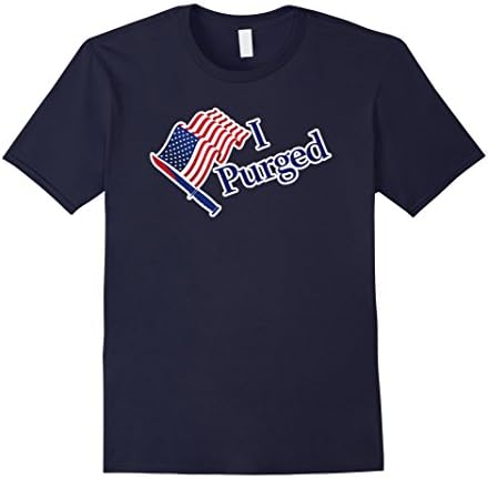 Men's I Purged Today Tee Medium Navy