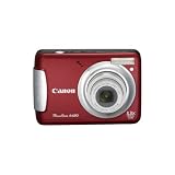 Canon PowerShot A480 10 MP Digital Camera with 3.3x Optical Zoom and 2.5-inch LCD (Deep Red)