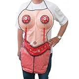 Burlesque Novelty Apron - Exotic Dancer Apron with Inflatable Boobs