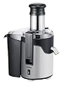 Severin ES 3560 Entsafter, Edelstahl-geb&uuml;rstet-schwarz / max. Drehzahl 18.000 U/min. / Tresterbeh&auml;lter 1740 ml / 600 W