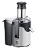 Severin ES 3560 Entsafter, Edelstahl-gebürstet-schwarz / max. Drehzahl 18.000 U/min. / Tresterbehälter 1740 ml / 600 W