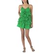 Go International® Gauze Ruffle Dress - Sherwood Forest