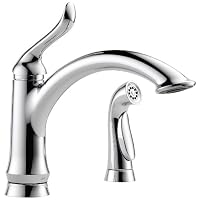 Delta Linden 4453-DST Single Handle Kitchen Faucet with Spray, Chrome