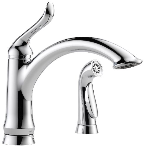 Delta 4453 Dst Linden Single Handle Kitchen Faucet With Spray