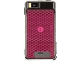 PROZKIN TPU Flexible Plastic Phone Cover Case Hot Pink For Motorola Droid X ....
