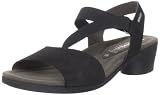 Mephisto Women's Priska Slingback Sandal,Black Bucksoft,8 M US