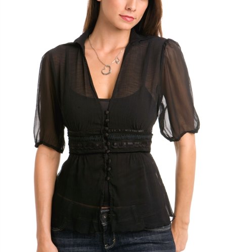 GUESS Frankie Ruffle Top and blouse