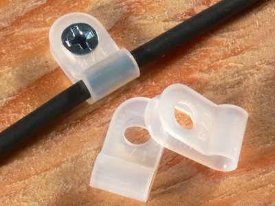 1/8 Inch Cable Clamp - 100 Pack