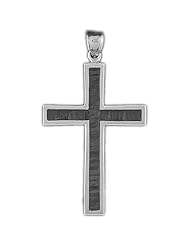 Clevereves 14K White Gold Created Opal Pendant 10.3 - Gram(s)