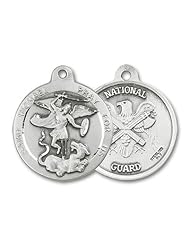 National Guard/St. Michael Sterling Round Medal