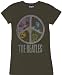 Junk Food The Beatles Peace Olive Juniors T-shirt Tee