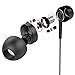 Wotmic In Ear Headphones Wired Earphones with Microphone Black Earbuds Stereo Sound In Line Control