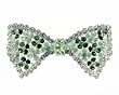 Emerald Floral Bowtie Barrette Jewelry