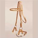Harness Leather Side Pull with Bit