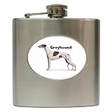 Greyhound Hip Flask (6 oz)