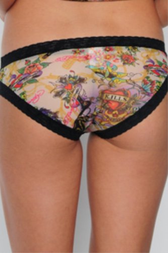 Ed Hardy Holiday Tattoo Mesh Bikini
