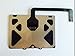 Generic Macbook Pro A1286, 2009, 2010, 2011, 2012, Trackpad Touchpad with Ribbon Cable Plus Cleaning Clothes by Irepair Mac