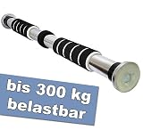 Produkt-Bild: Denqbar T&uuml;rreck Klimmzugstange Chrom - mit transparenten Seitengummis