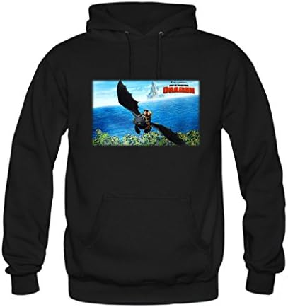 How To Train Your Dragon Custom Personalized No Zipped Fashion Printed Sweatshirt Medium Black