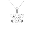 Sterling Silver Children`s Daddy`s Little Girl Pendant, 15"
