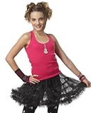 Girls Black Ruffled Pettiskirt - Child Large/X-Large
