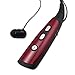 Rymemo 2016 Newest Design Universal Wireless Bluetooth 4.1 Music Stereo Sports Headset Headphones Vibration Neckband Style for Cellphone (Red-Black)