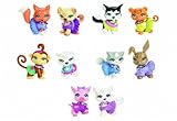 Polly Pocket Sparklin Pets Duets Skunk & Pink Dog
