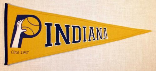 Pacers Hardwood Classic Pennant