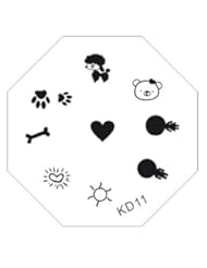Nail Art Stamping Image Plate KD11
