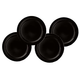 Buy Emile Henry 11-inch Dinner Plates, Set of 4, Black
