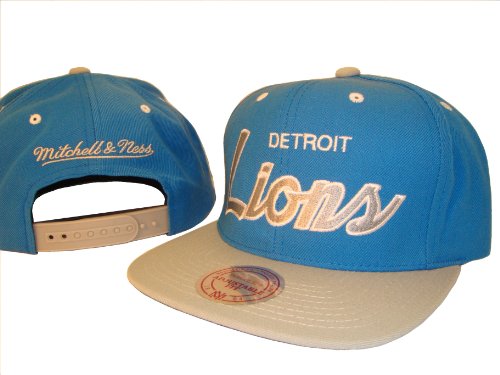 Detroit Lions Mitchell & Ness Adjustable Snap Back Baseball Cap Hat
