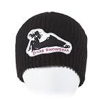 Divas SnowGear Black Thick Knit Beanie