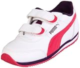 Puma Rio Racer L V Sneaker (Toddler/Little Kid/Big Kid),White/Raspberry/Shadow Purple,8 M US Toddler
