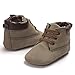 Voberry® Toddler Baby Boy's Leather Sneaker Shoes Lace up Snow Boots Warm (6~12Month, Brown)