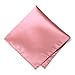 TieMart Rose Petal Pink Premium Pocket Square