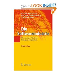 Die Softwareindustrie: ?onomische Prinzipien, Strategien, Perspektiven  [Hardcover] - textbooks for sale