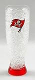 Tampa Bay Buccaneers Crystal Pilsner Glass