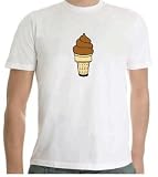 Chocolate Ice Cream Cone Tshirt SIZE ADULT LARGE Chocolate Ice Cream Cone Tshirt SIZE ADULT LARGE